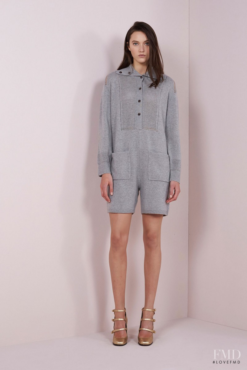 Matilda Lowther featured in  the Paul et Joe fashion show for Pre-Fall 2015