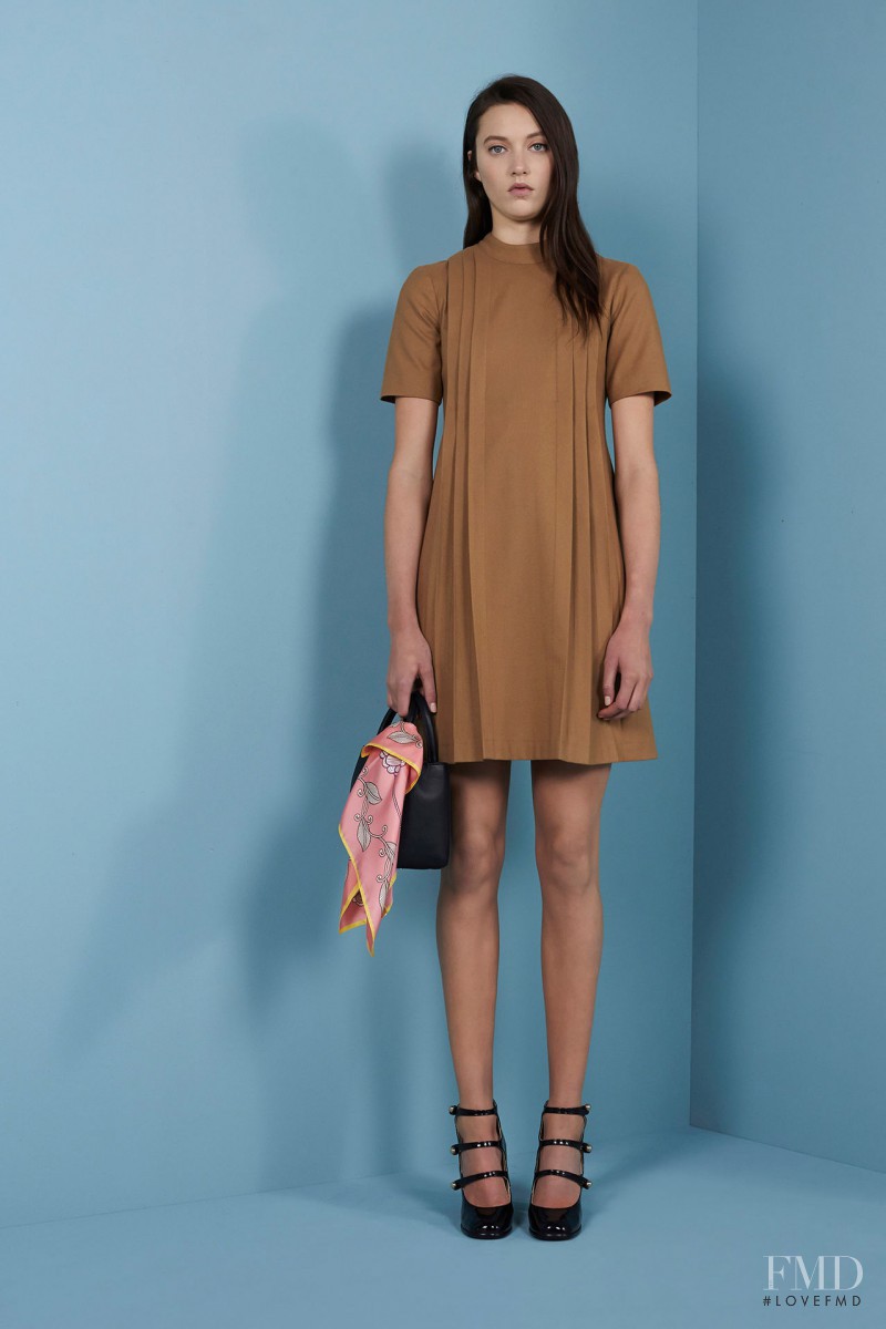 Matilda Lowther featured in  the Paul et Joe fashion show for Pre-Fall 2015