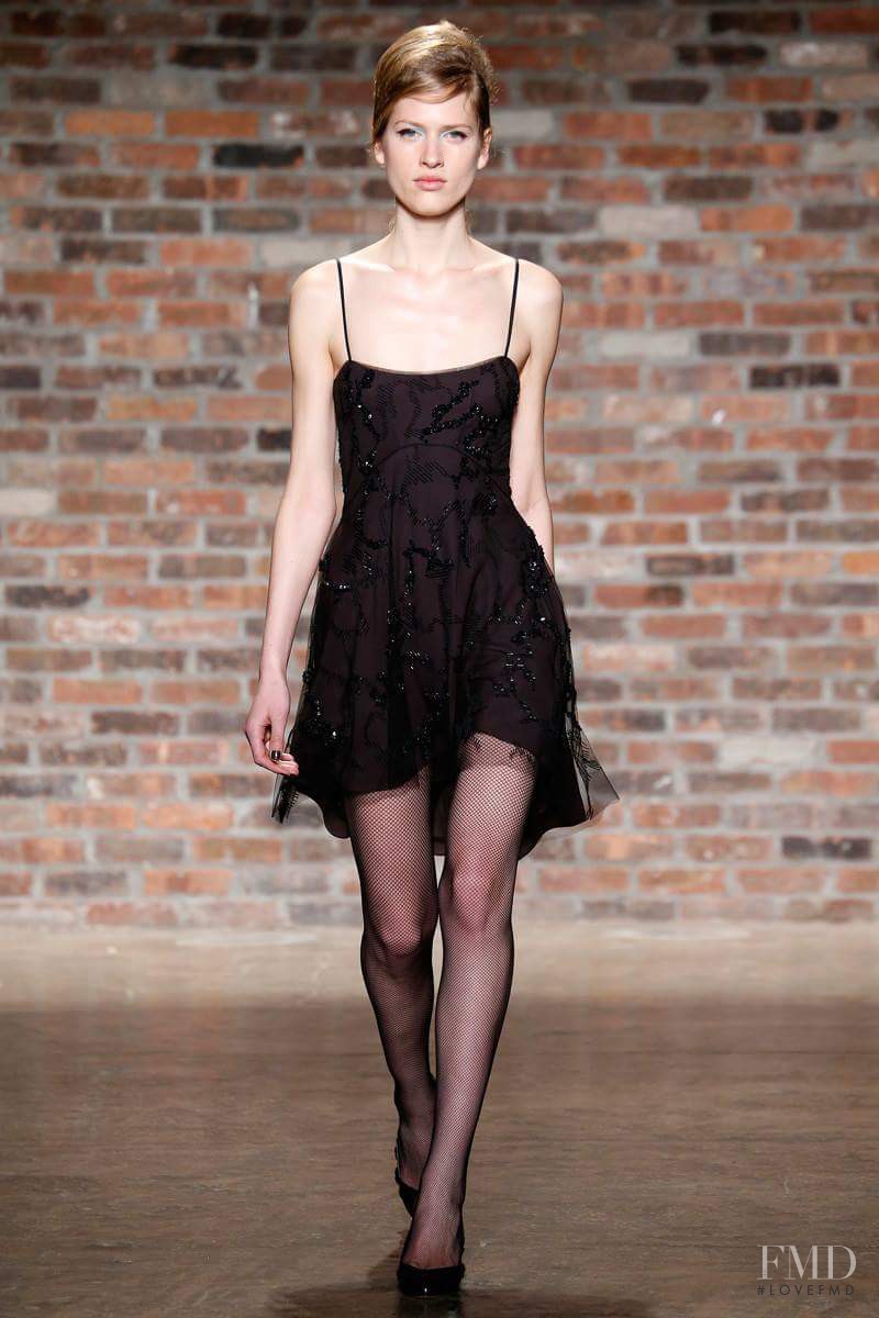Laura Julie Schwab Holm featured in  the Maiyet fashion show for Autumn/Winter 2016