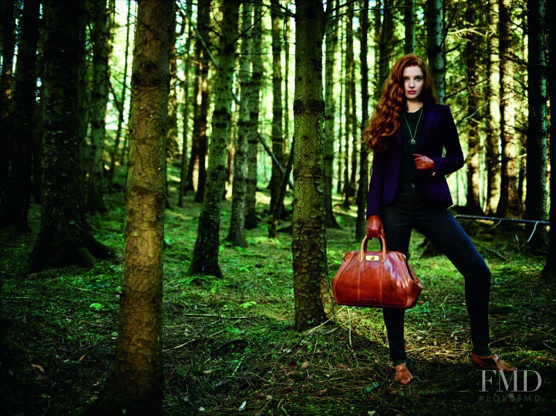 Nastya Pindeeva featured in  the Ted Baker lookbook for Autumn/Winter 2012