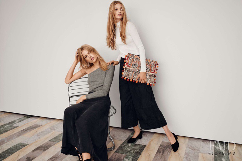 Laura Julie Schwab Holm featured in  the H&M lookbook for Spring/Summer 2016