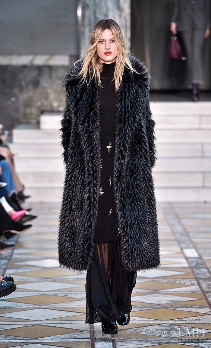 Laura Julie Schwab Holm featured in  the By Malene Birger fashion show for Autumn/Winter 2016