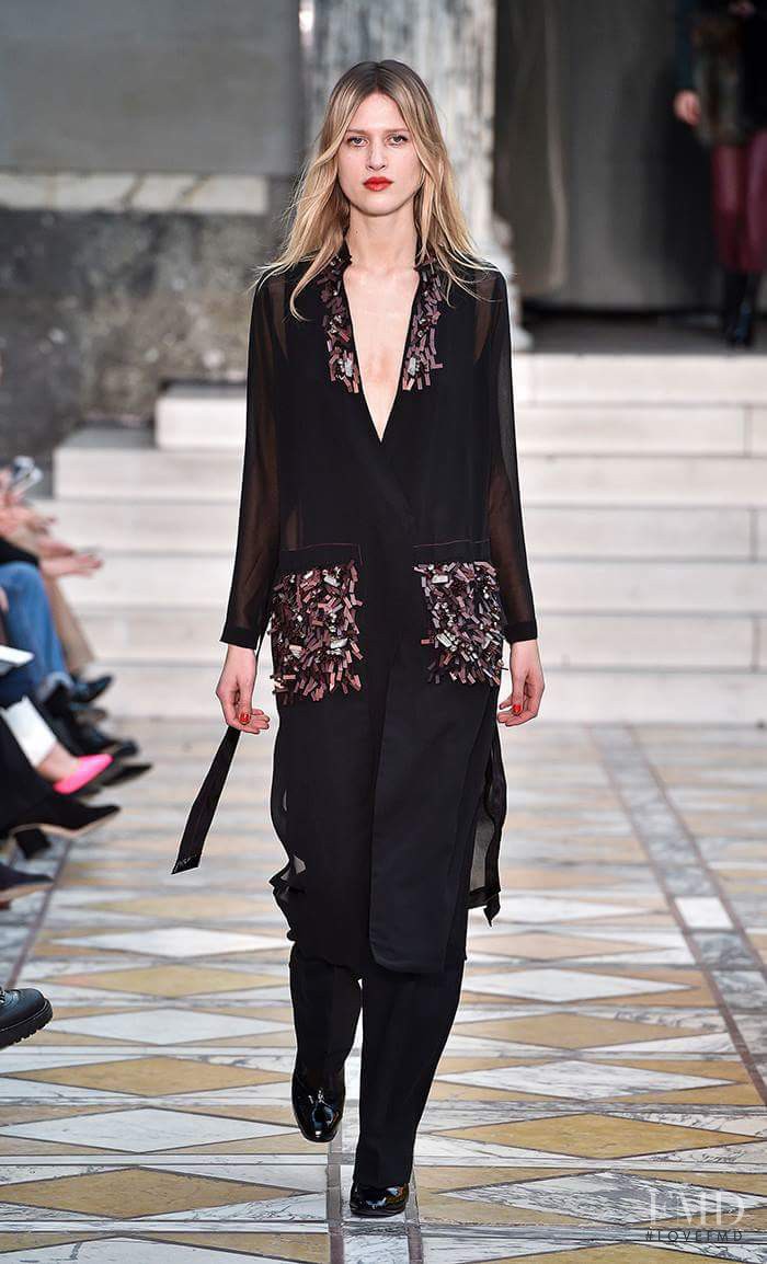 Laura Julie Schwab Holm featured in  the By Malene Birger fashion show for Autumn/Winter 2016