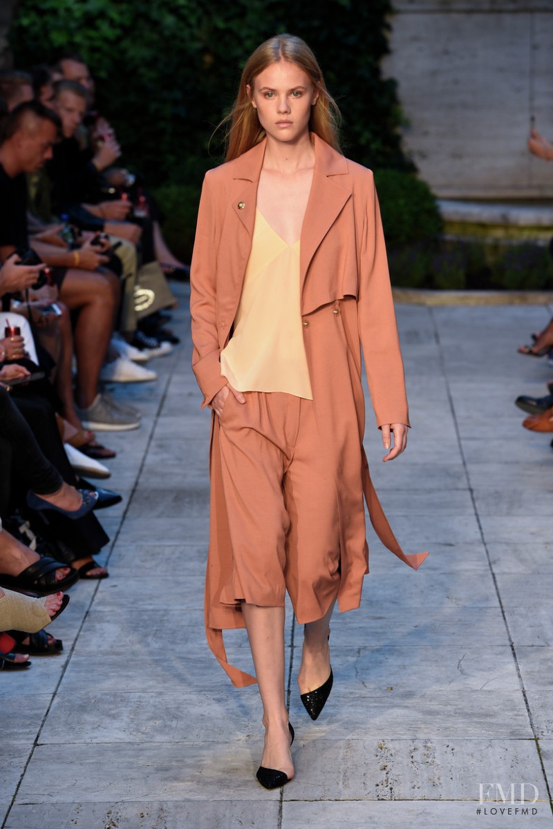 Elisabeth Faber featured in  the Bruuns Bazaar fashion show for Spring/Summer 2016
