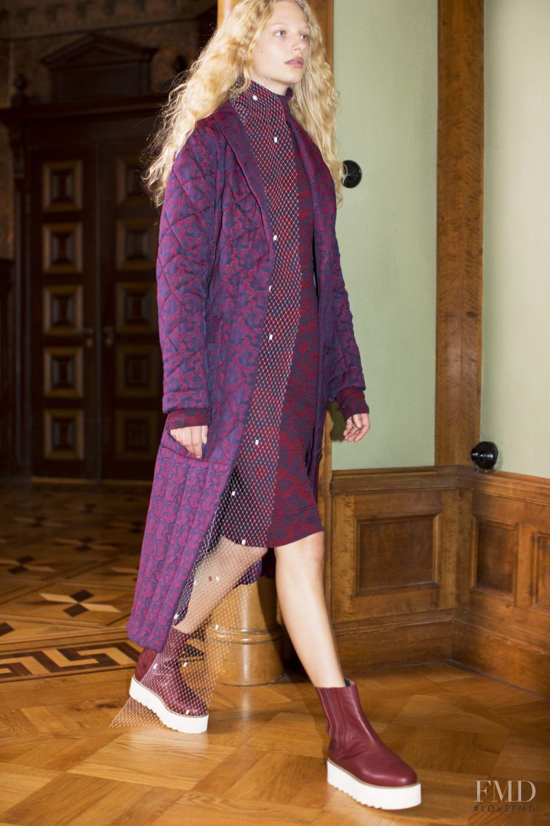 Frederikke Sofie Falbe-Hansen featured in  the Rodebjer fashion show for Pre-Fall 2016