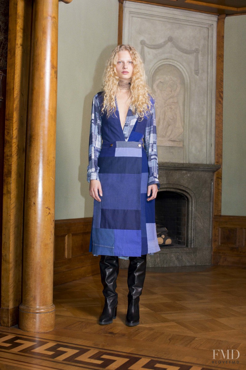 Frederikke Sofie Falbe-Hansen featured in  the Rodebjer fashion show for Pre-Fall 2016