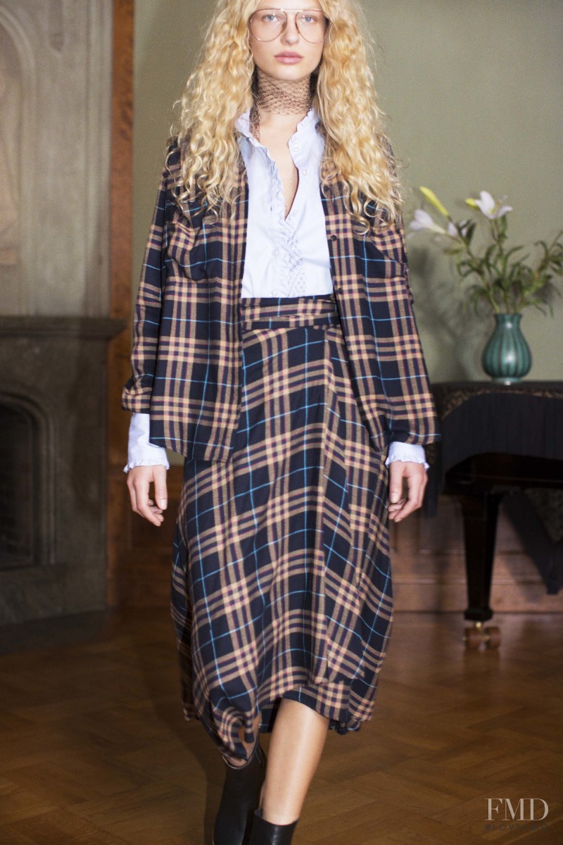 Frederikke Sofie Falbe-Hansen featured in  the Rodebjer fashion show for Pre-Fall 2016