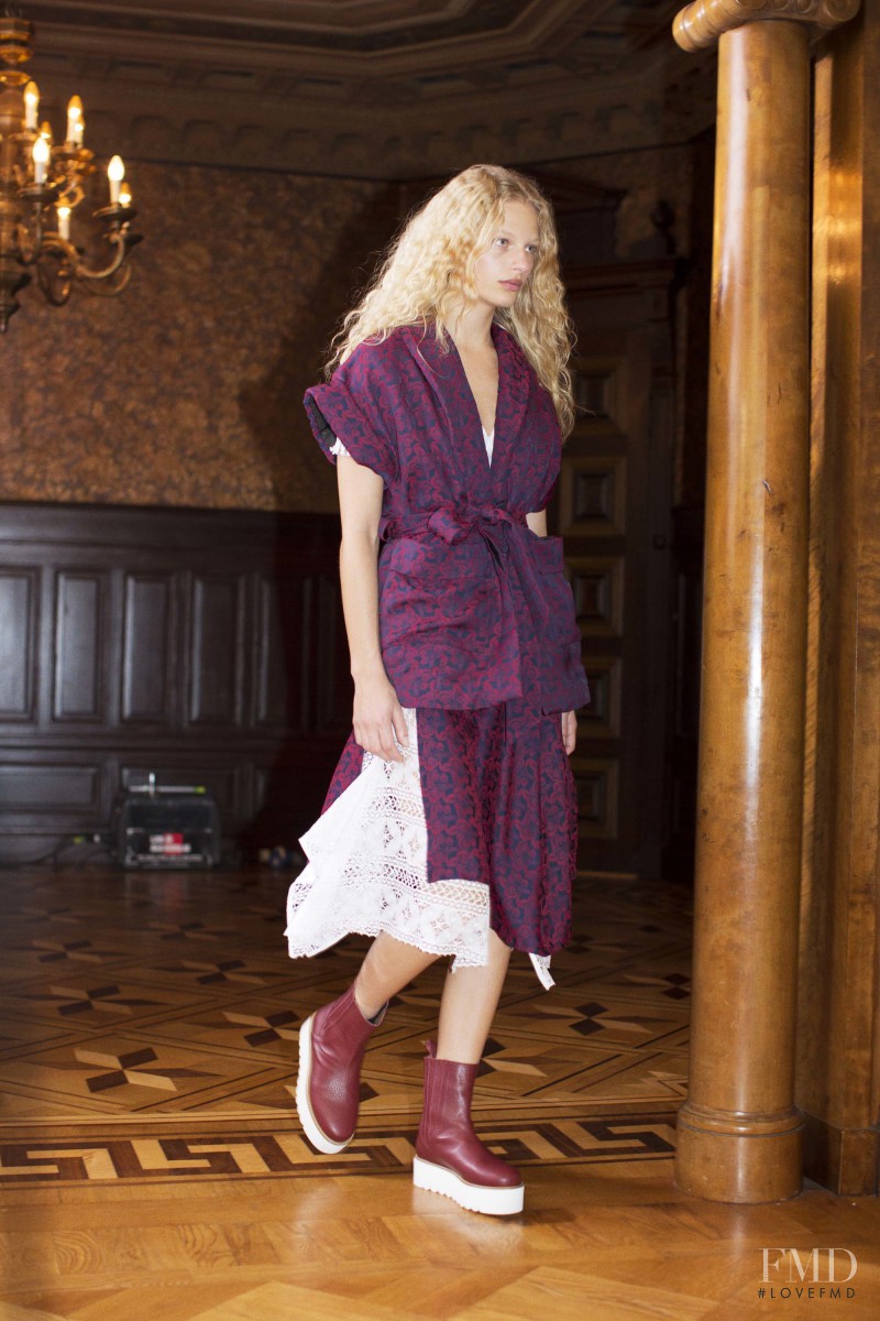 Frederikke Sofie Falbe-Hansen featured in  the Rodebjer fashion show for Pre-Fall 2016