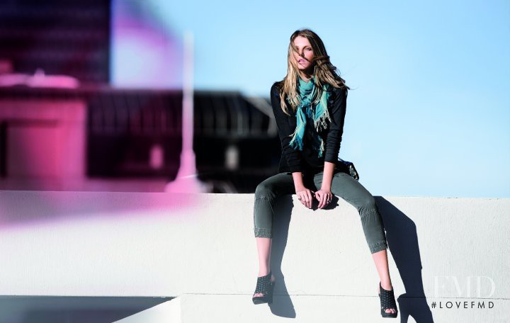 Angela Lindvall featured in  the Liu Jo Jeans catalogue for Spring/Summer 2010