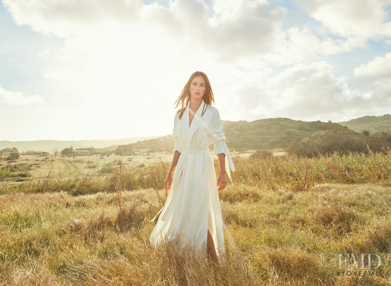 Julia Bergshoeff featured in  the Zara advertisement for Spring/Summer 2016