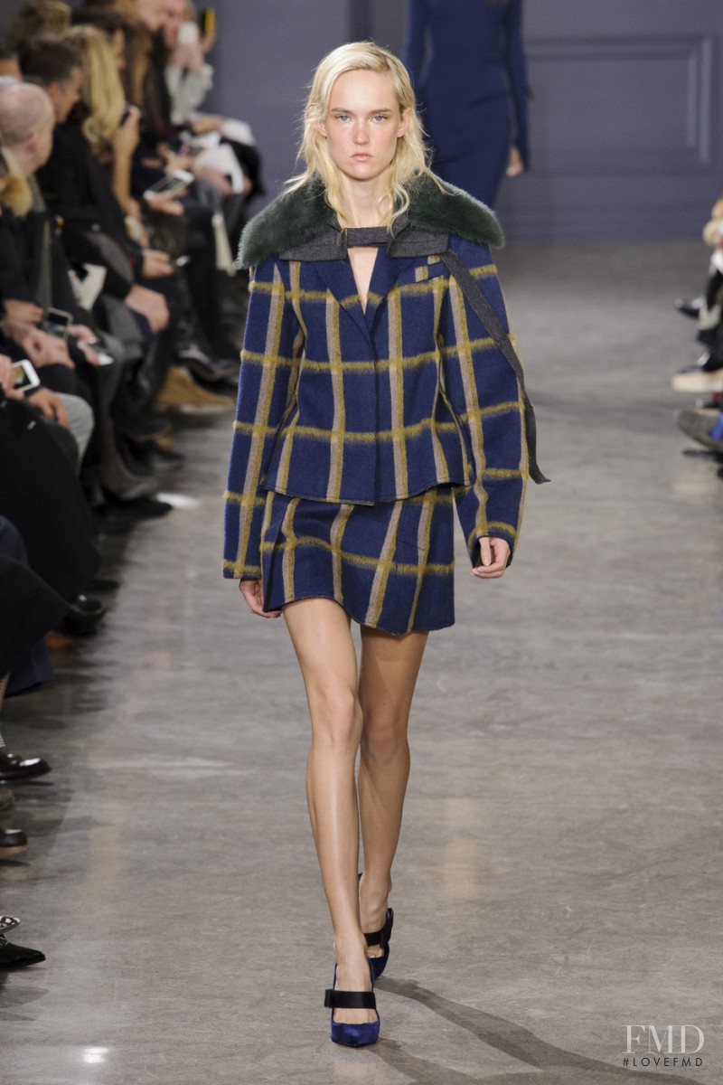 Harleth Kuusik featured in  the Jason Wu fashion show for Autumn/Winter 2016