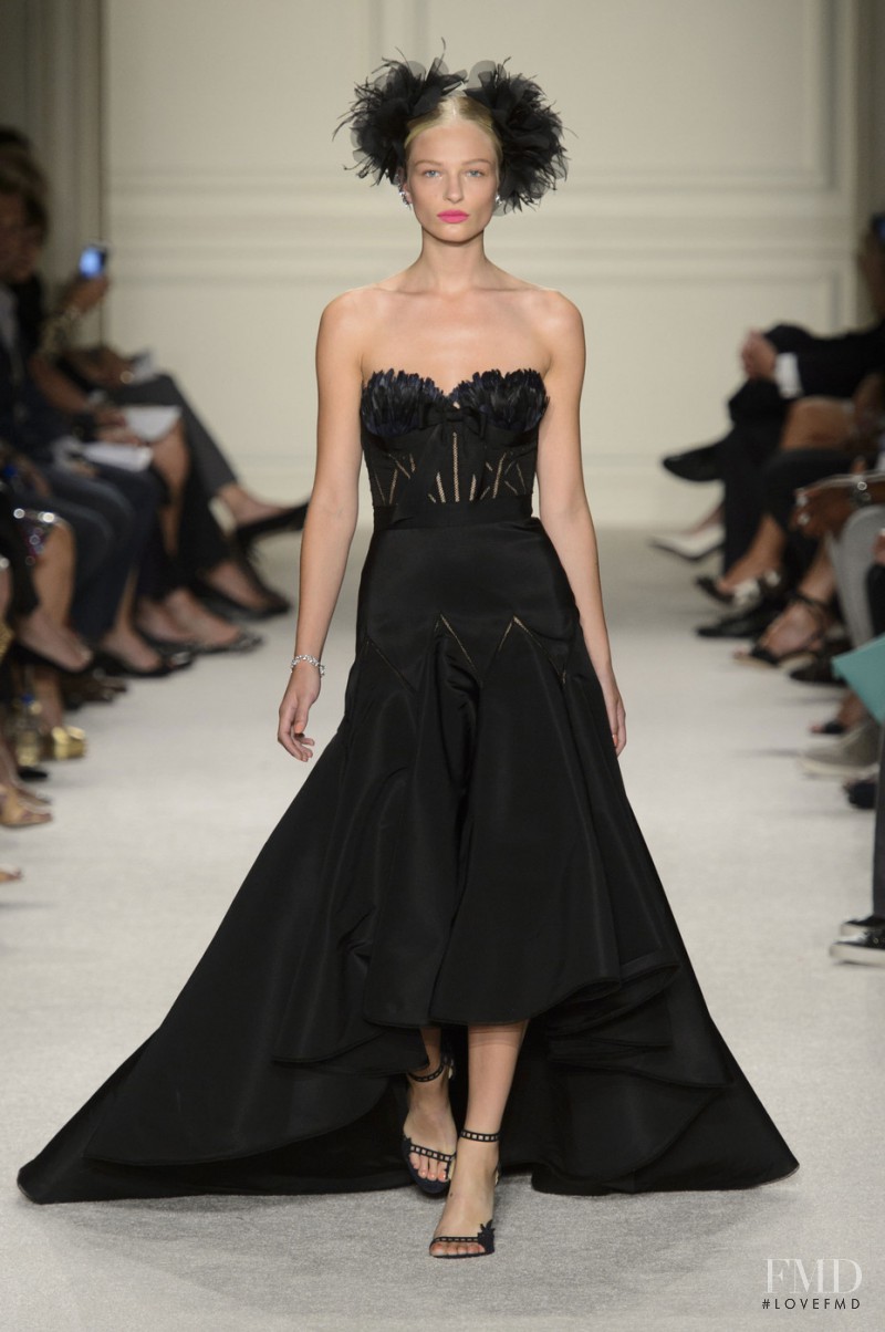 Frederikke Sofie Falbe-Hansen featured in  the Marchesa fashion show for Spring/Summer 2016