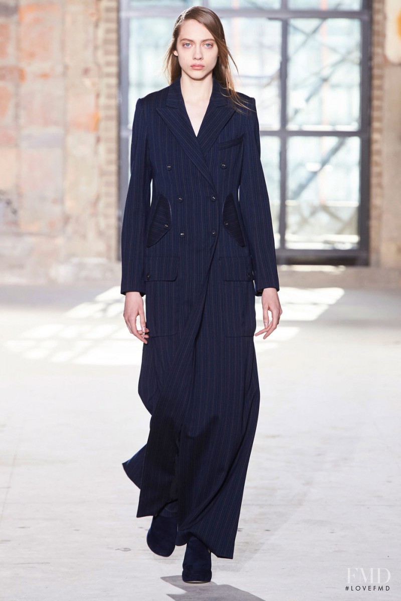 Odette Pavlova featured in  the Sies Marjan fashion show for Autumn/Winter 2016