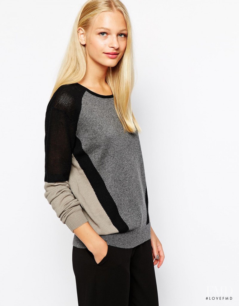 Frederikke Sofie Falbe-Hansen featured in  the ASOS catalogue for Autumn/Winter 2014