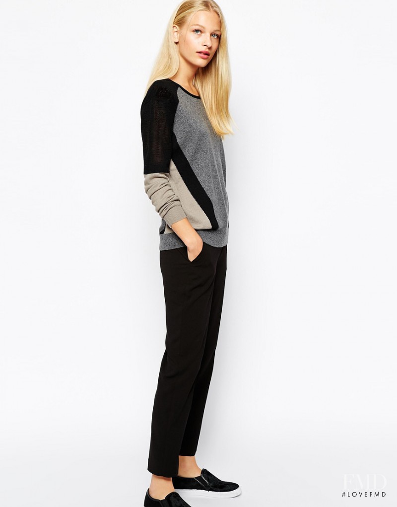 Frederikke Sofie Falbe-Hansen featured in  the ASOS catalogue for Autumn/Winter 2014
