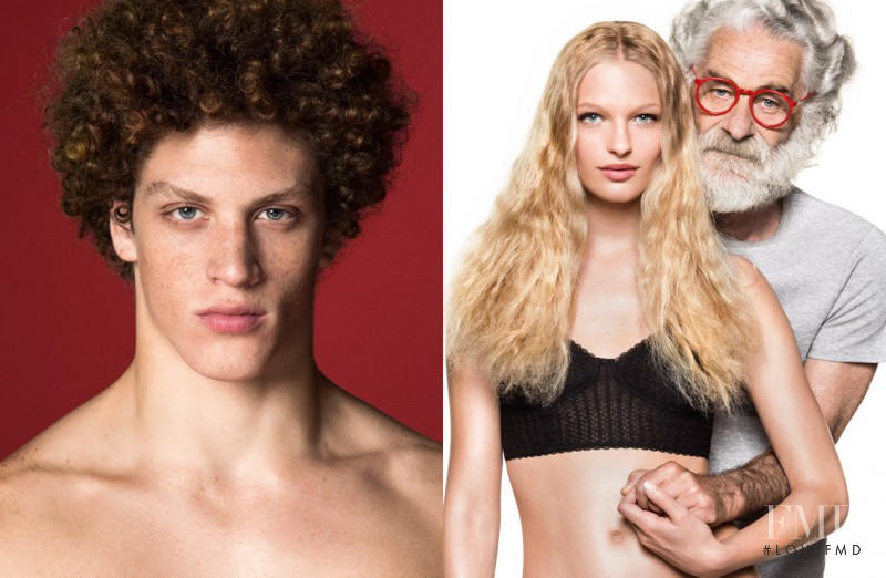 Frederikke Sofie Falbe-Hansen featured in  the Undercolors of Benetton advertisement for Holiday 2015