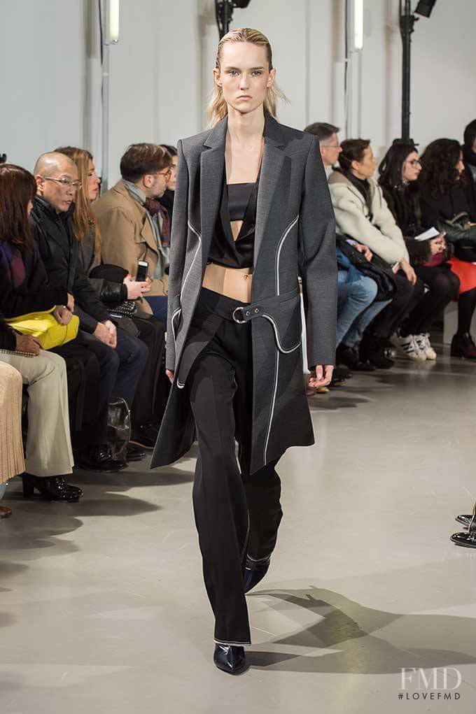 Harleth Kuusik featured in  the Paco Rabanne fashion show for Autumn/Winter 2016