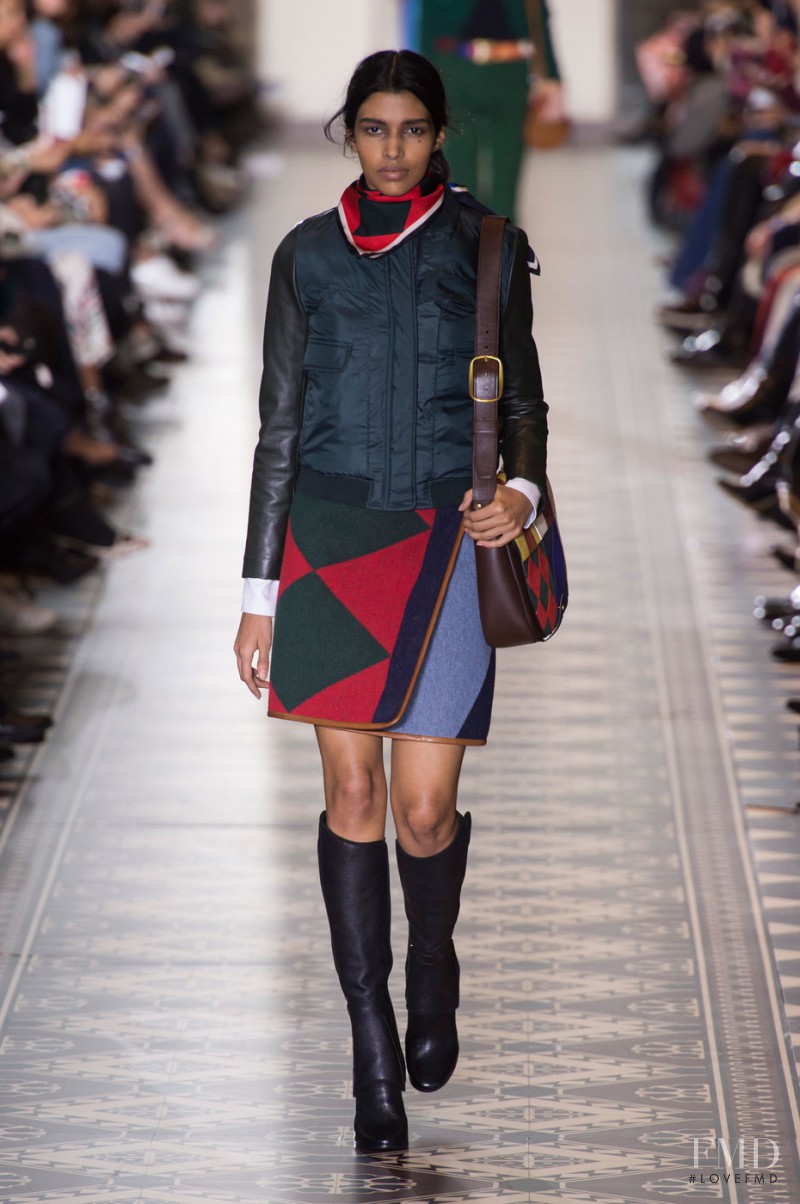 Pooja Mor featured in  the Tory Burch fashion show for Autumn/Winter 2016
