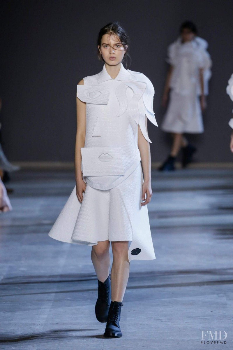 Sara Witt featured in  the Viktor & Rolf fashion show for Spring/Summer 2016