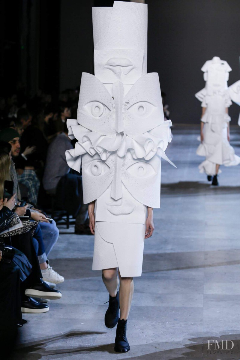 Teddy Quinlivan featured in  the Viktor & Rolf fashion show for Spring/Summer 2016