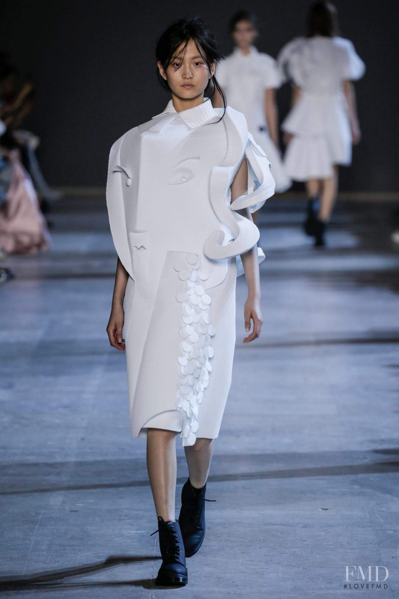 Wangy Xinyu featured in  the Viktor & Rolf fashion show for Spring/Summer 2016