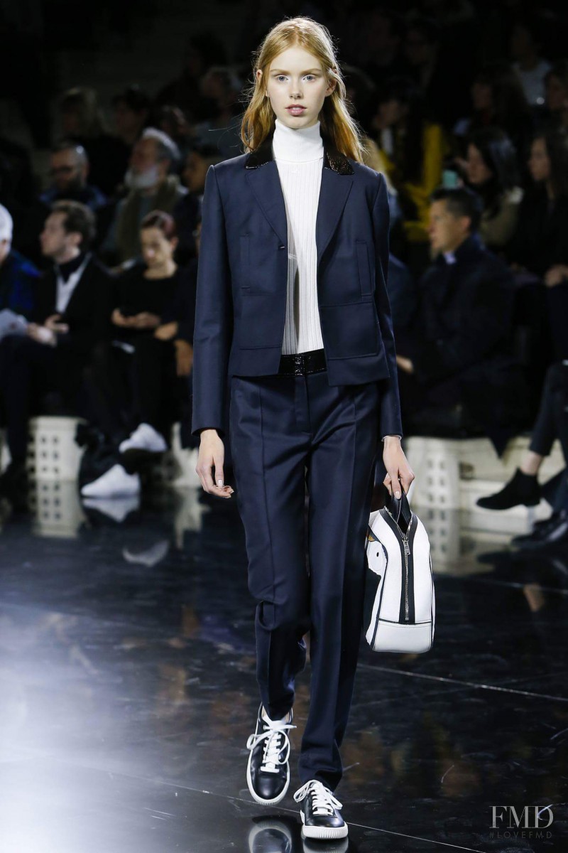 Lululeika Ravn Liep featured in  the André Courrèges fashion show for Autumn/Winter 2016