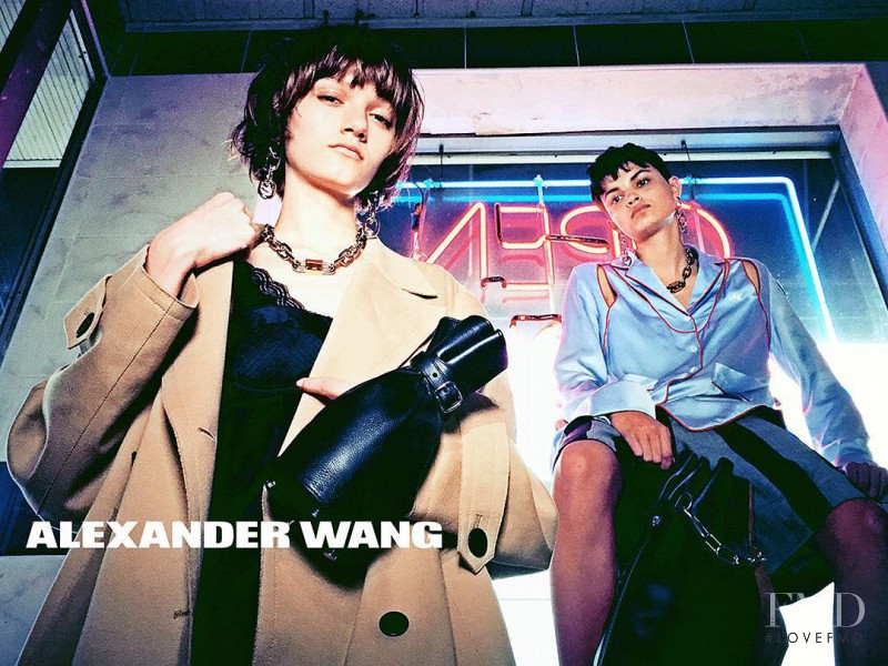 Isabella Emmack featured in  the Alexander Wang advertisement for Spring/Summer 2016