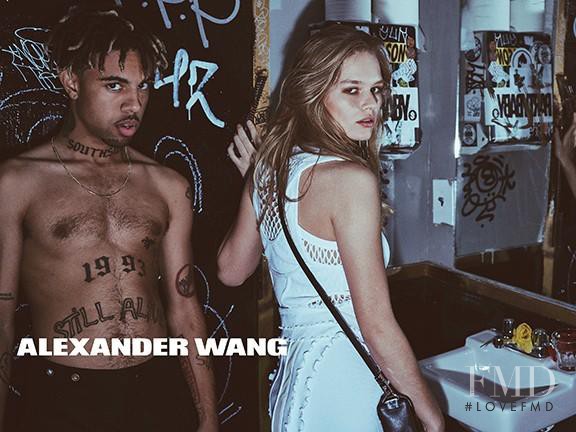 Anna Ewers featured in  the Alexander Wang advertisement for Spring/Summer 2016