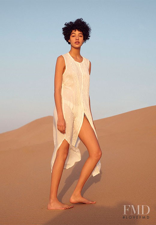 Damaris Goddrie featured in  the Oysho advertisement for Spring/Summer 2016