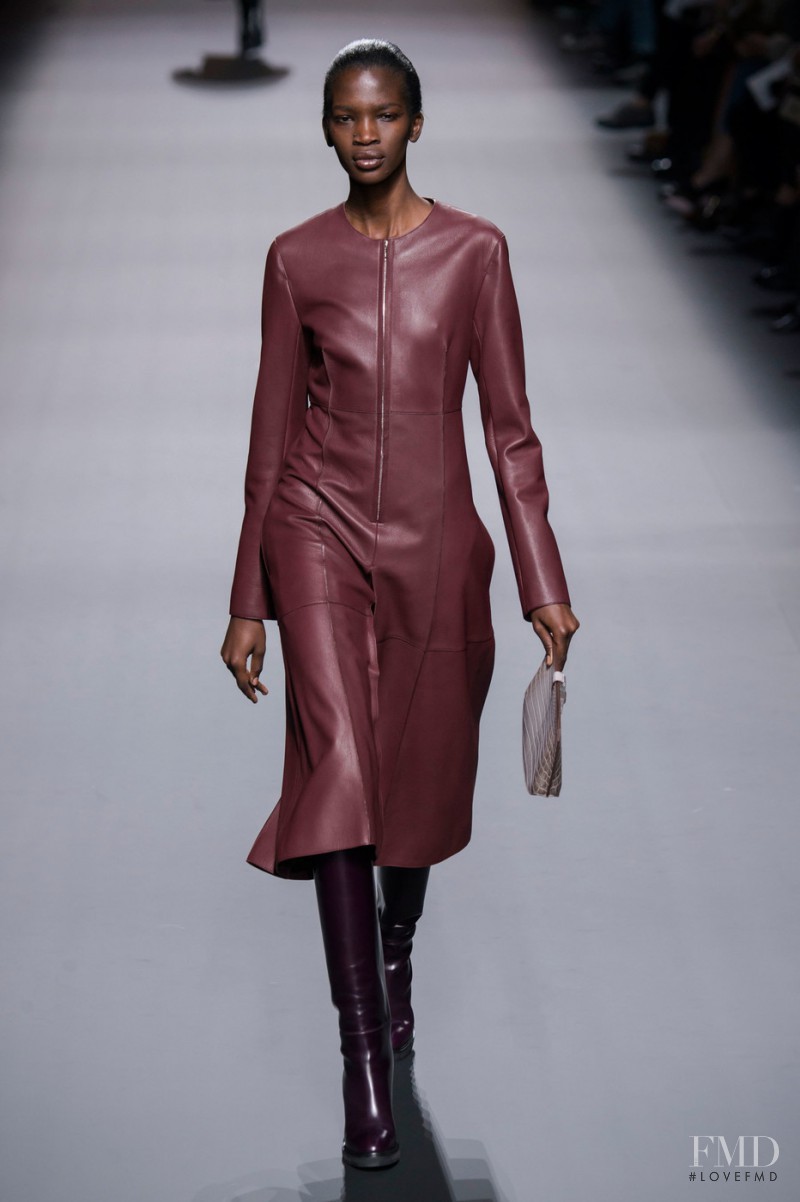 Aamito Stacie Lagum featured in  the Hermès fashion show for Autumn/Winter 2016