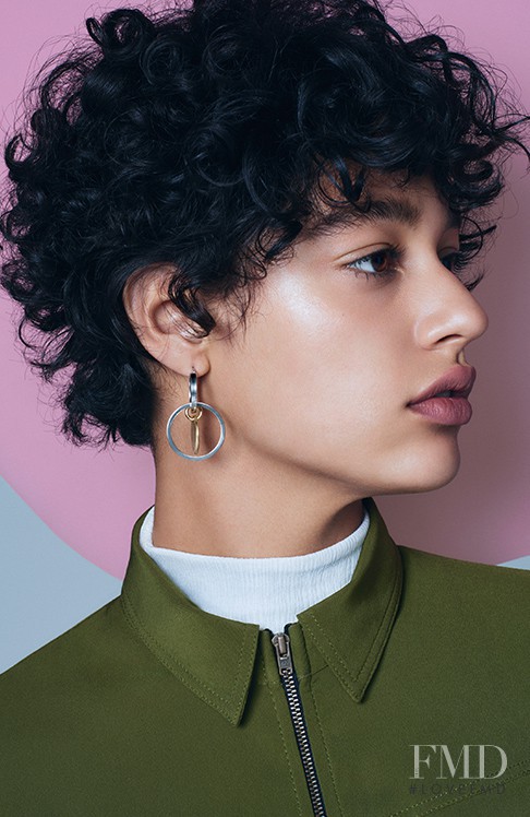 Damaris Goddrie featured in  the Finery London lookbook for Spring/Summer 2016