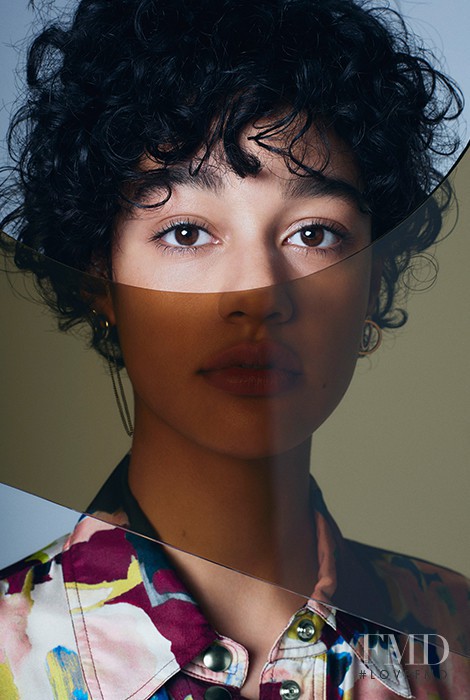 Damaris Goddrie featured in  the Finery London lookbook for Spring/Summer 2016