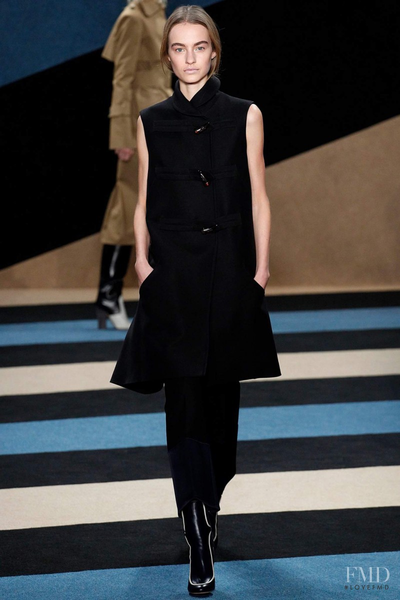 Maartje Verhoef featured in  the Derek Lam fashion show for Autumn/Winter 2016