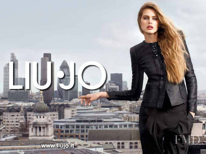 Vanessa Hessler featured in  the Liu Jo advertisement for Autumn/Winter 2010