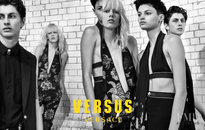Isabella Emmack featured in  the Versus advertisement for Spring/Summer 2016