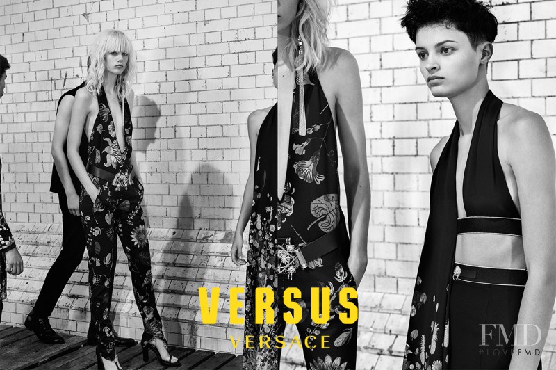 Isabella Emmack featured in  the Versus advertisement for Spring/Summer 2016