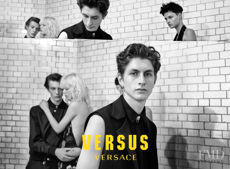 Isabella Emmack featured in  the Versus advertisement for Spring/Summer 2016
