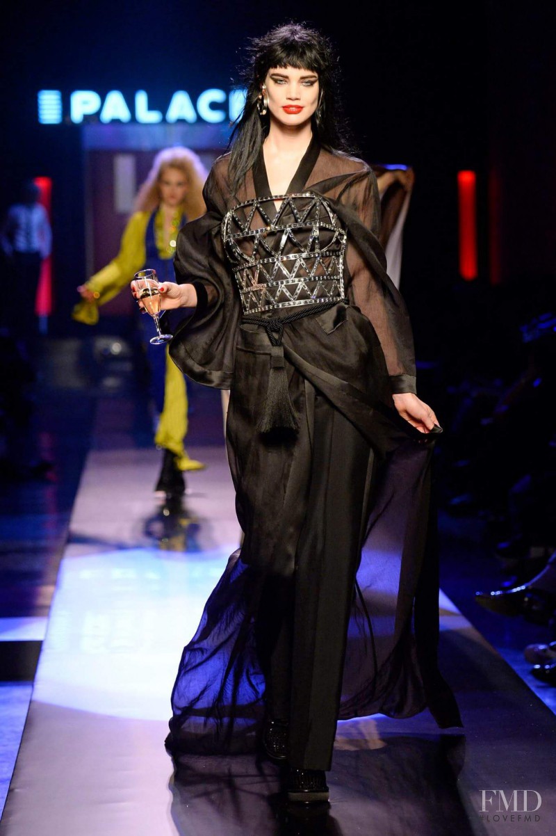 Rianne ten Haken featured in  the Jean Paul Gaultier Haute Couture fashion show for Spring/Summer 2016