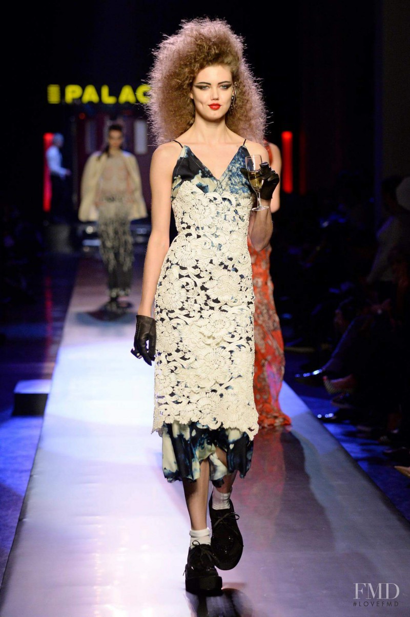 Lindsey Wixson featured in  the Jean Paul Gaultier Haute Couture fashion show for Spring/Summer 2016