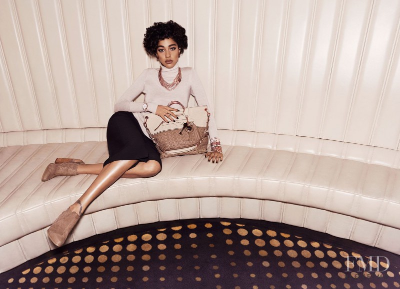 Damaris Goddrie featured in  the Mimco lookbook for Spring/Summer 2016