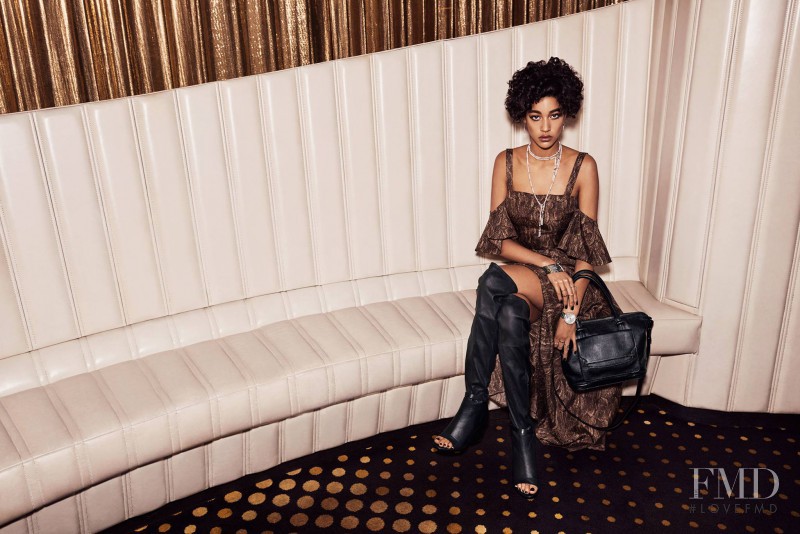 Damaris Goddrie featured in  the Mimco lookbook for Spring/Summer 2016