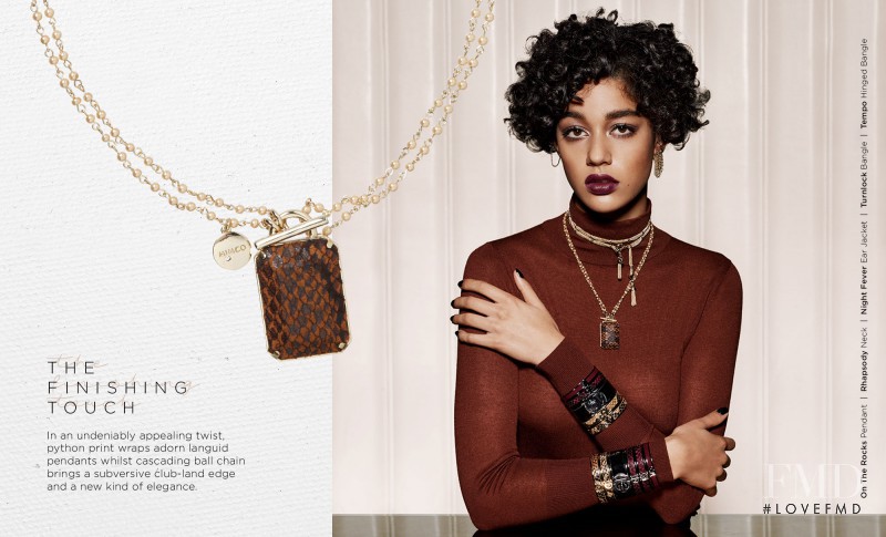 Damaris Goddrie featured in  the Mimco lookbook for Spring/Summer 2016