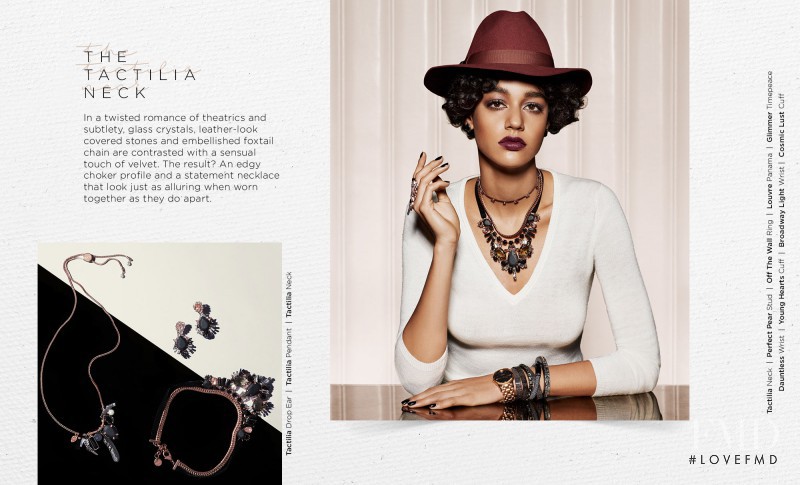 Damaris Goddrie featured in  the Mimco lookbook for Spring/Summer 2016