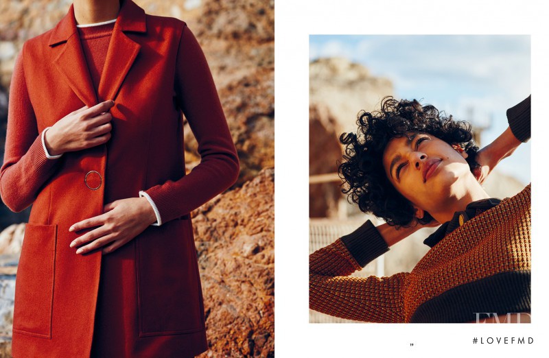 Damaris Goddrie featured in  the M. Martin advertisement for Autumn/Winter 2016