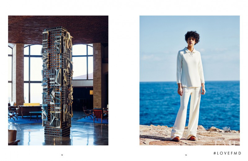 Damaris Goddrie featured in  the M. Martin advertisement for Autumn/Winter 2016