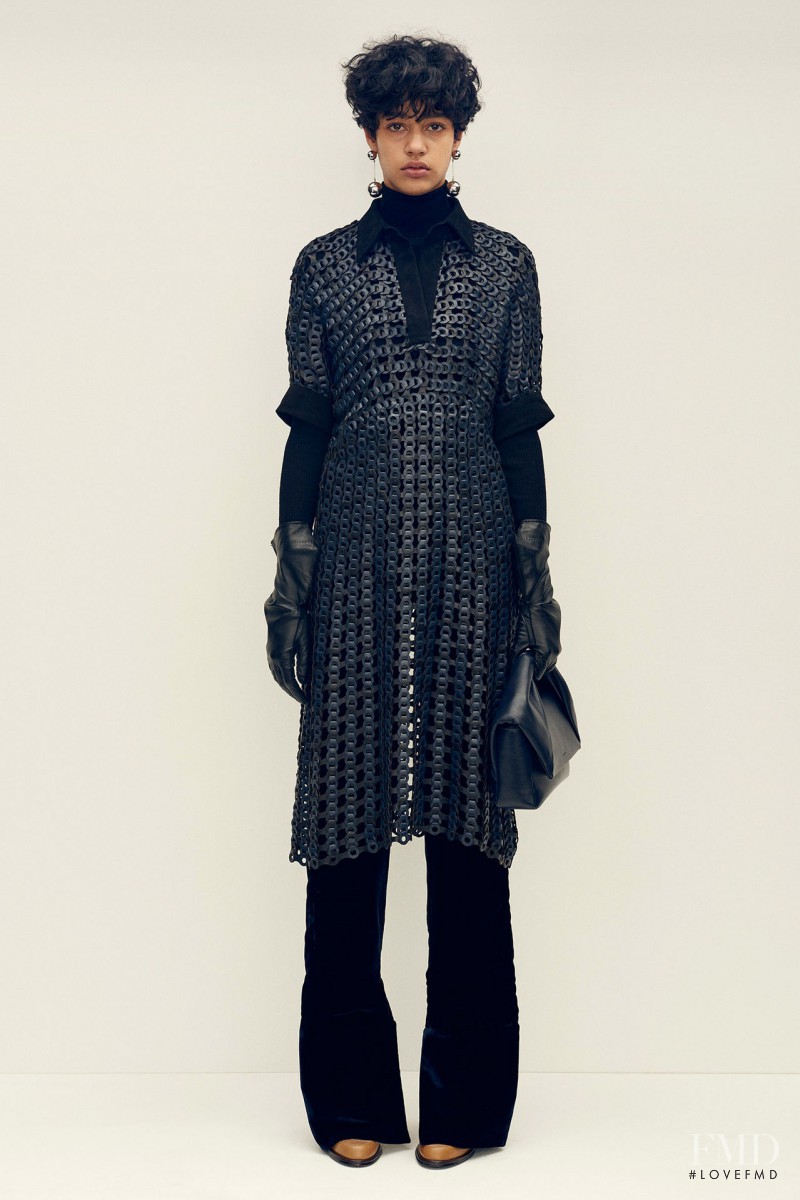 Damaris Goddrie featured in  the J.W. Anderson fashion show for Pre-Fall 2015