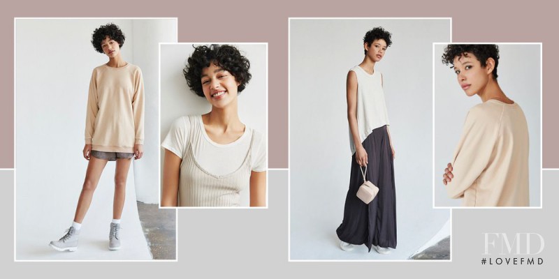 Damaris Goddrie featured in  the Urban Outfitters catalogue for Spring/Summer 2016