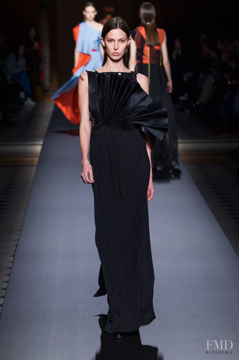 Ruby Aldridge featured in  the Vionnet fashion show for Autumn/Winter 2016