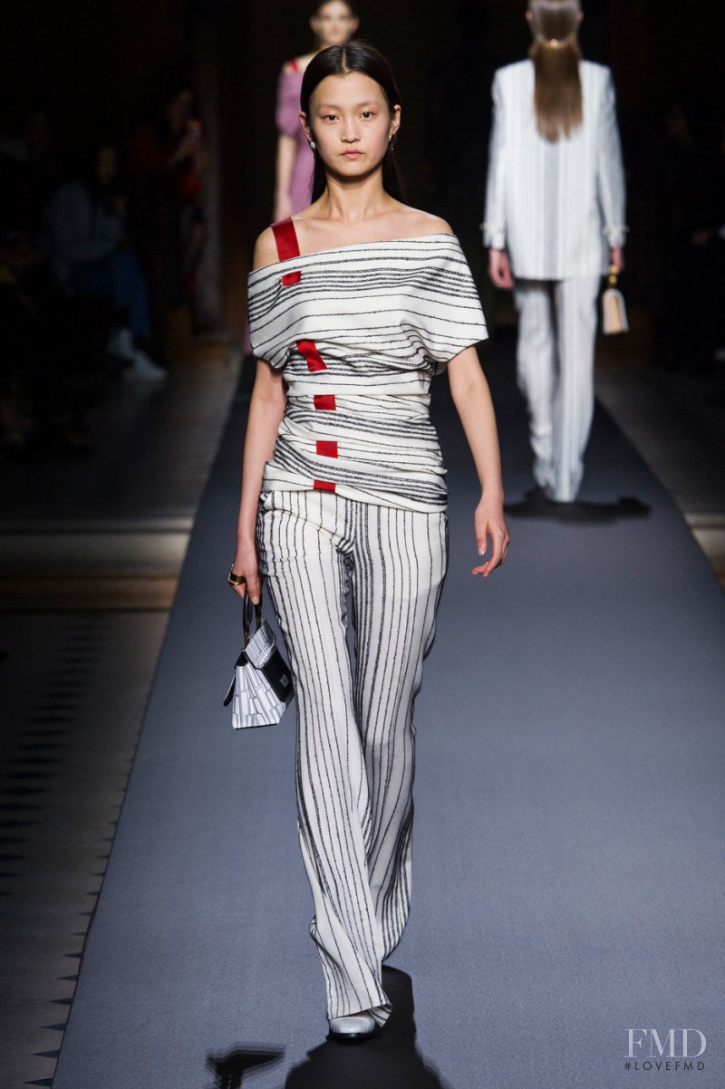 Wangy Xinyu featured in  the Vionnet fashion show for Autumn/Winter 2016