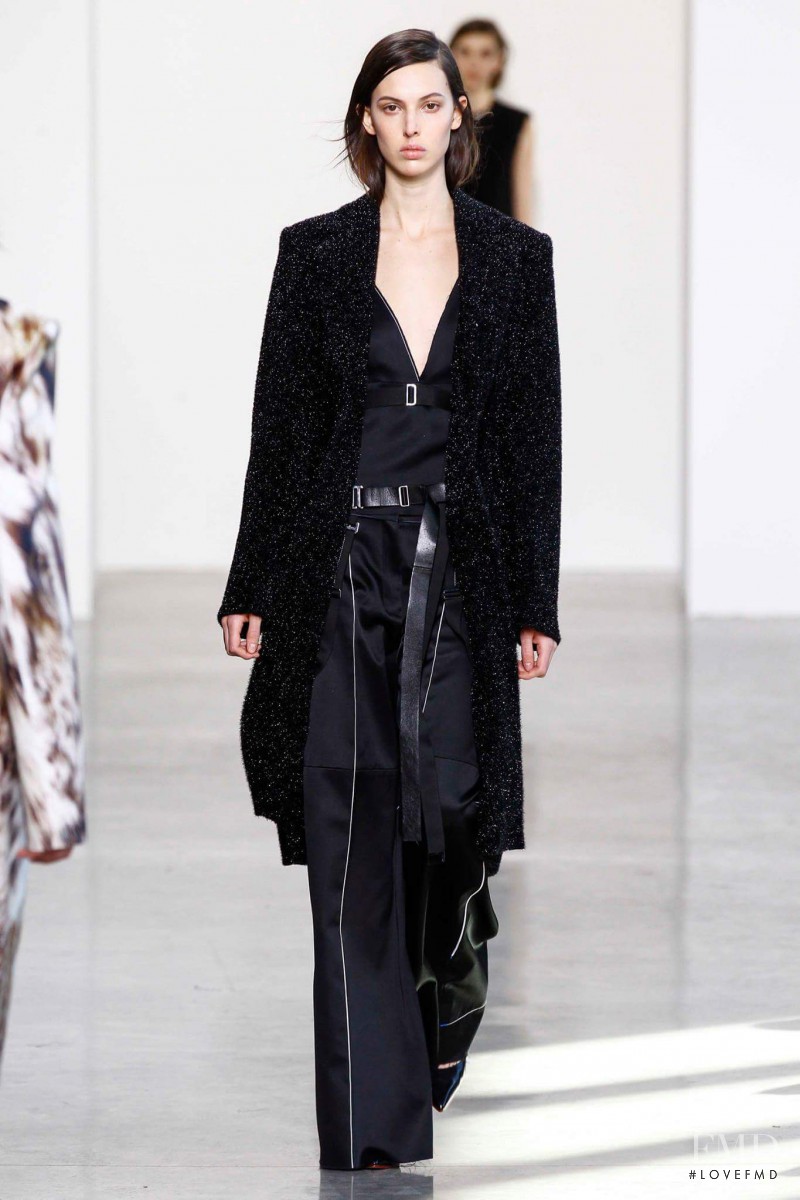Ruby Aldridge featured in  the Calvin Klein 205W39NYC fashion show for Autumn/Winter 2016